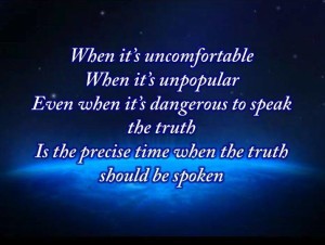 when to speak the truth